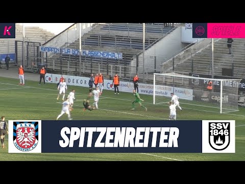 FSV macht den Spatzen das Leben schwer | FSV Frankfurt - SSV Ulm 1846 Fußball (Regionalliga West) @MAINKICKTV