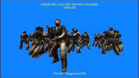 Character LOD For FPSC Reloaded