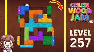 Color Wood Jam Level 257 Solution Walkthrough