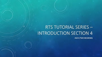 4.0 Introduction to Section 4 (Units) [UE4 - RTS Tutorial]