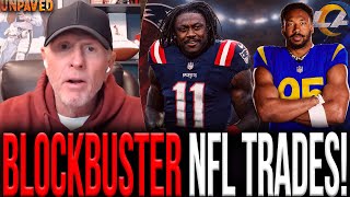 Sean Salisbury RESPONDS To Patriots Trading For AJ Brown, Rams Trading For Myles Garrett! | UNPAVED