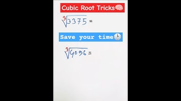 Easiest Cube Root Tricks | Find Cube Roots in Seconds | Mental Math Hacks #CubicRoot #shorts #Math