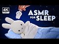 Asmr for people who want to sleep asap  powerful triggers and soft whispers from ear to ear 4k