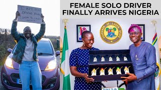 LONDON TO LAGOS SOLO DRIVER PELUMI NUBI MADE IT AFTER 68 DAYS
