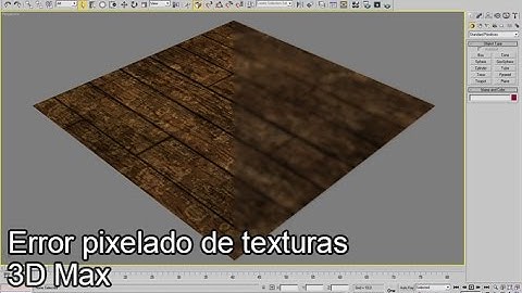 solucion al pixalado de texturas  en 3D Max