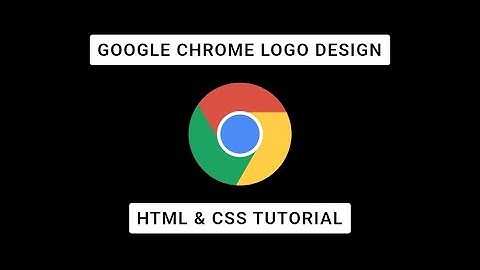 Create A Google Chrome Logo Design Using HTML And CSS