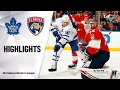 NHL Highlights | Maple Leafs @ Panthers 2/27/20