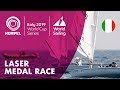 Laser medal race  hempel world cup series genoa 2019