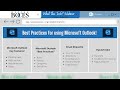 📧 Best Practices for using Microsoft Outlook! (Webinar)