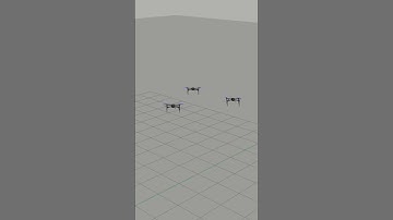 Multiple Drone control #gazebo #swarm #drone #ros #ardupilot #simulation #mavros #dronekit