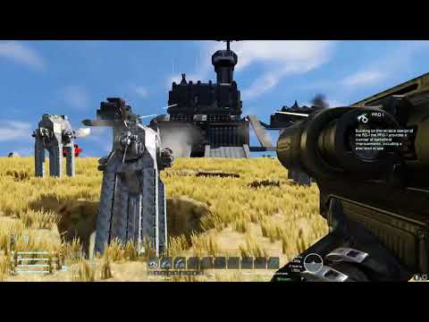 Space Engineers - Full Clip Of Drop Pod Base Assault