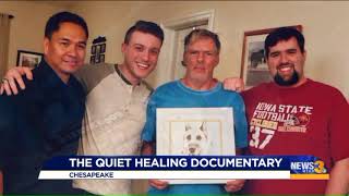 Story of injured Chesapeake veteran and his service dog told in ‘The Quiet Healing’