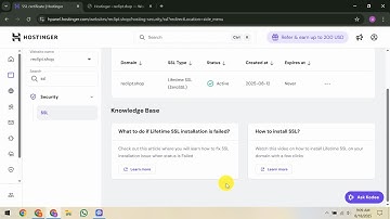 How To Fix SSL Certificate Warning in Hostinger