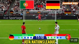 GERMANY vs PORTUGAL - Penalty Shootout - Semifinal UEFA Nations League 2025 | #ronaldo