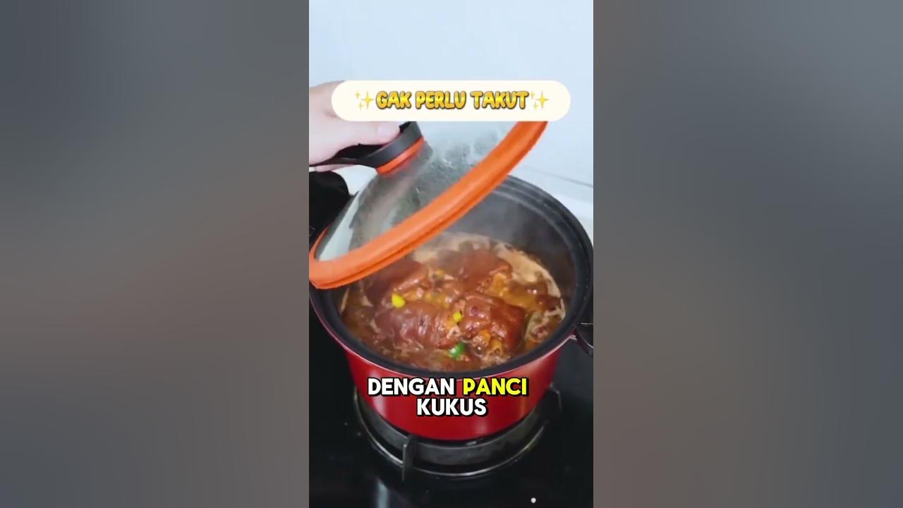 Panci Presto 3.5L Anti Lengket Panci Teflon Pot Micro Pressure 24cm Multifungsi