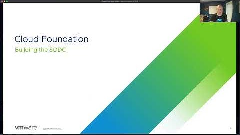 VMUGIT Virtual UserCon 2020 - VMWARE - Introduction to Cloud Foundation