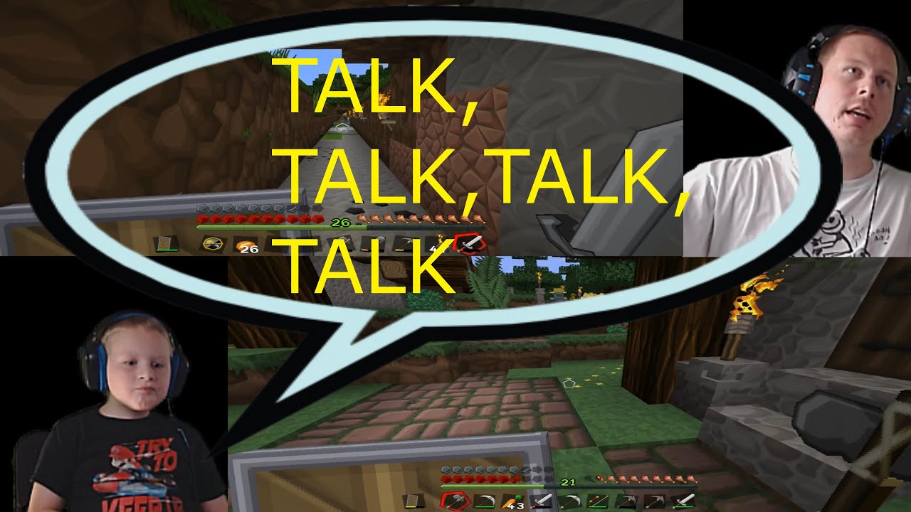 Minecraft – Day 81 TALK TALK TALK TALK (Foxx Family Funhouse)