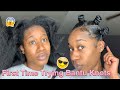 TRYING BANTU KNOTS FOR THE FIRST TIME(CHANGED MY LIFE)