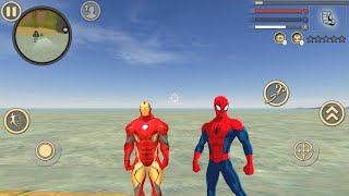 Iron Rope Hero: Vice Town - Süper Kahraman Örümcek Adam Oyunu - Android Gameplay screenshot 4