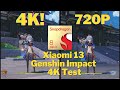 Xiaomi 13 runs genshin impact at 4k resolution snapdragon 8 gen 2 is such a beast