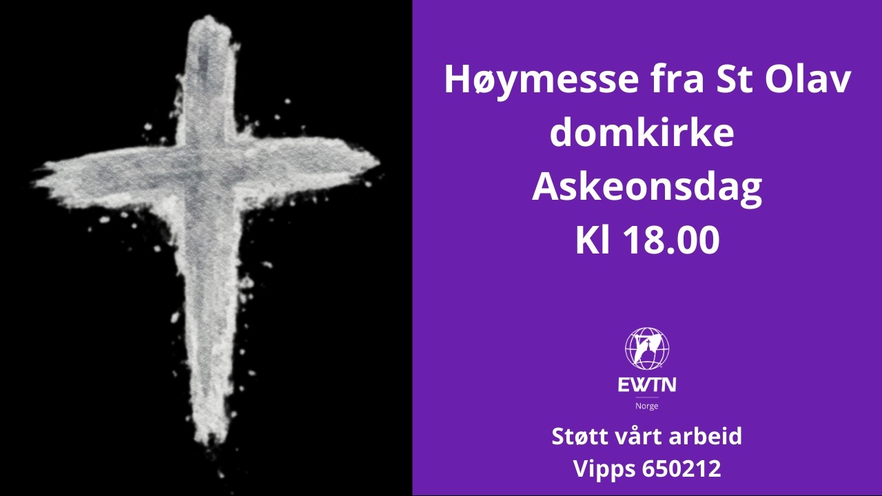 Høymesse fra St. Olav domkirke, Trondheim | Askeonsdag