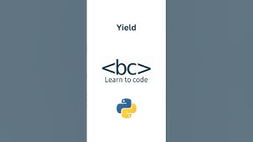 Learn how to use the Yield Keyword in under 60 Seconds! #python #code #programming
