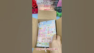 🎀🏪🎁✨2480 ASMR Packing Order-Cột Tóc Scrunchie,Sticker & Túi Bất Ngờ-Diễm Xuân Ở Tp HCM|Shop Liam