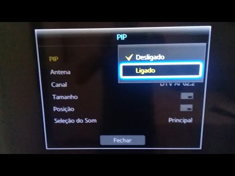 Como ativar o PIP na tv samsung