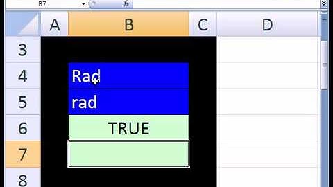 26 Excel Magic Trick #96  EXACT function