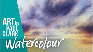 How to paint skies in watercolour by Paul Clark