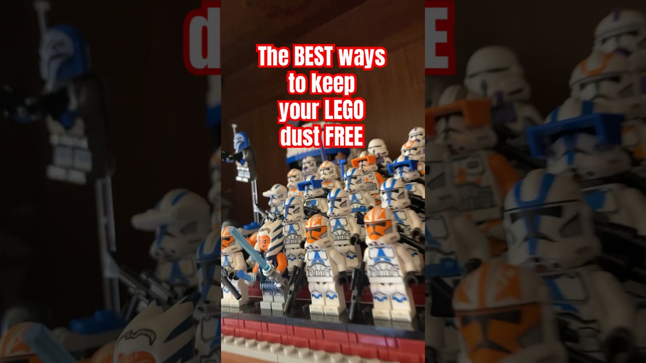 BEST ways to keep your Lego dust FREE - YouTube