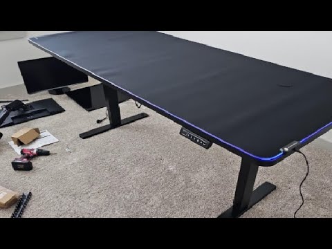 VIVO Electric 60 x 24 inch Standing Desk Workstation, Memory Controller Height Adjustment Review - youtube