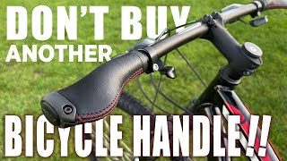 Leather Wrap your 3D Prints | Custom Bicycle Handlebar Grips