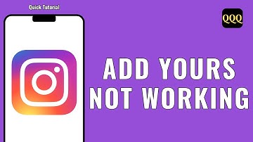 HOW TO FIX ADD YOURS NOT WORKING ON INSTAGRAM