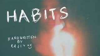 Rajiv Dhall - HABITS (Official Lyric Music Video)