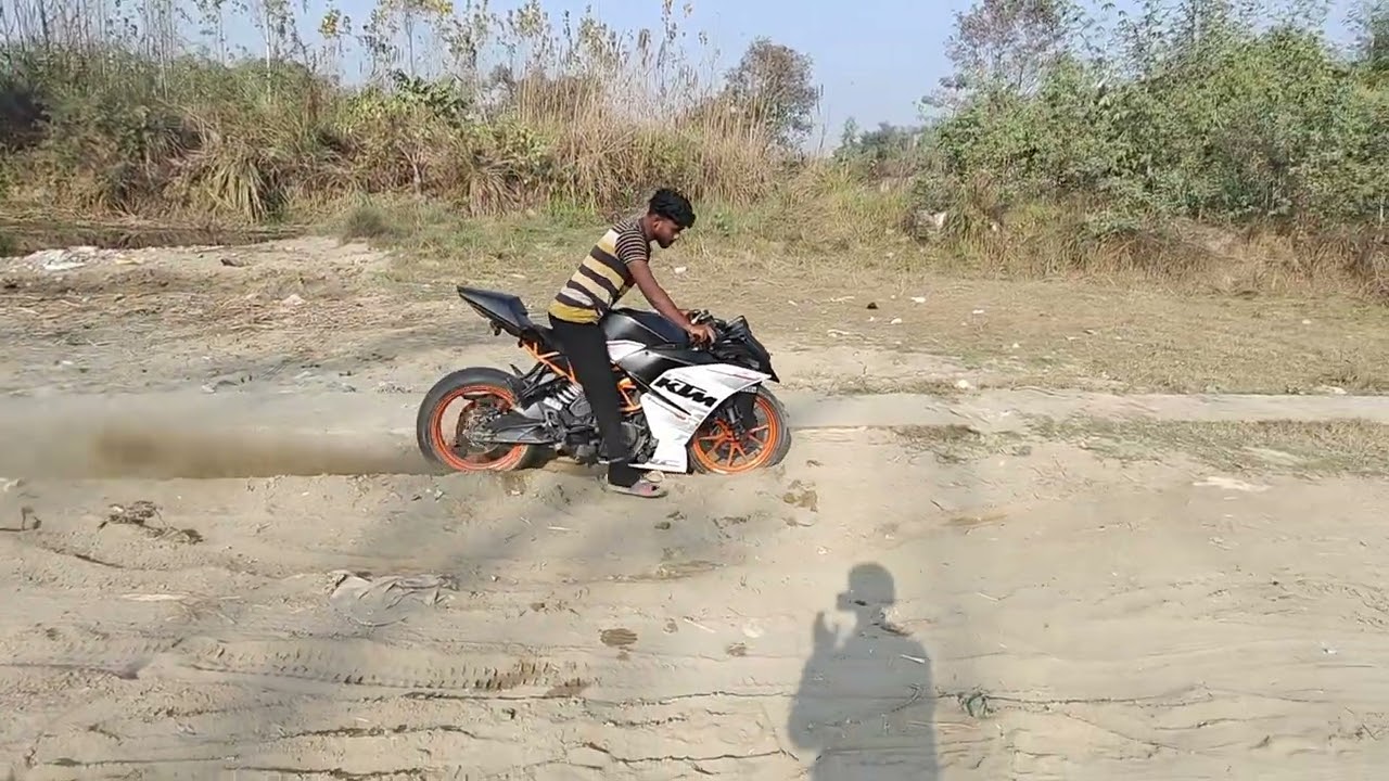 RC 390 Burnout ☠️🚀💀 