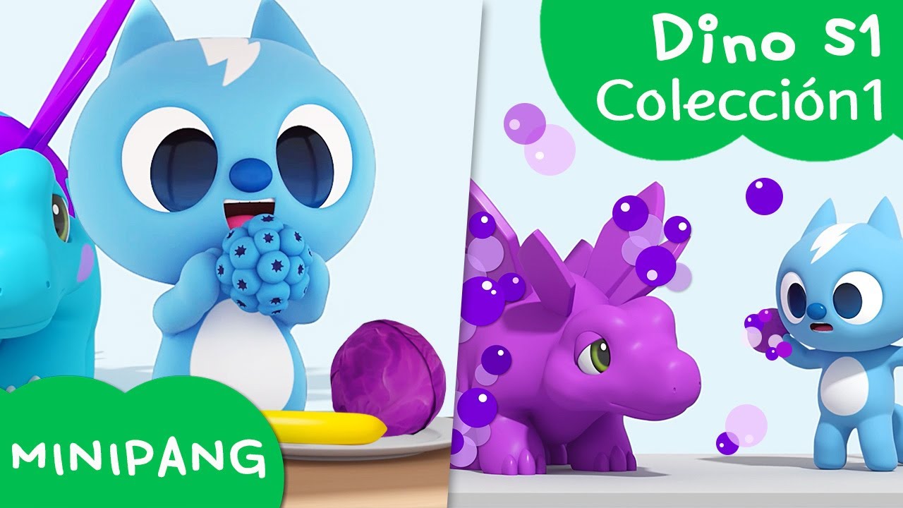 Aprende palabras con MINIPANG | Dino S1 Colección 1 | MINIPANG TV 3D Play