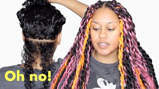 Using All of My Leftover Braiding Hair for Twist During Covid-19 Quarantine