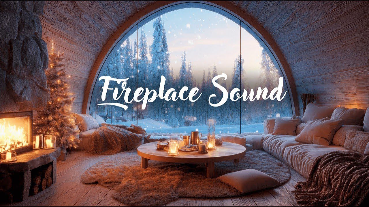 🔥Relaxing Fireplace Sound | 24/7 | NO Music