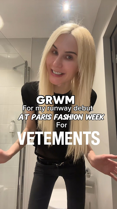 From my street catwalks to my runway debut at PFW! We made it together 🥹🫂