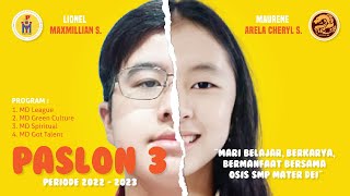 Download lagu Kampanye Pemilihan Ketua dan Wakil Ketua OSIS Periode 2022-2023 Paslon No 3