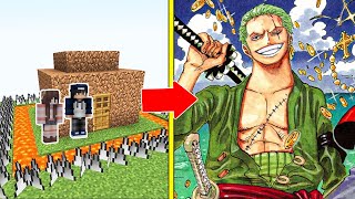 ZORO THỢ SĂN HẢI TẶC Tấn Công Nhà Được Bảo Vệ Bởi bqThanh Và Ốc Trong Minecraft (One Piece)