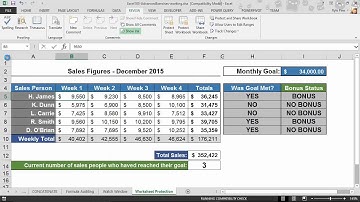 Protecting an Excel Workbook with Password Tutorial