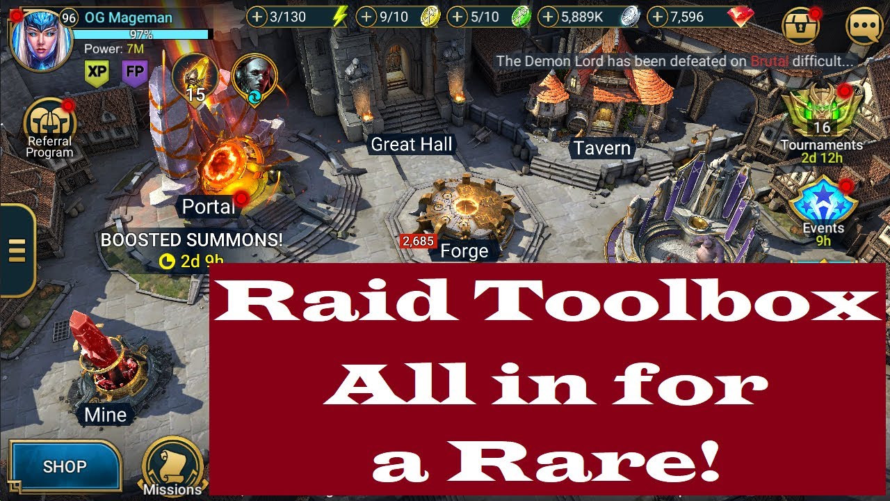 Raid Toolkit - Summoning for a Rare! - YouTube