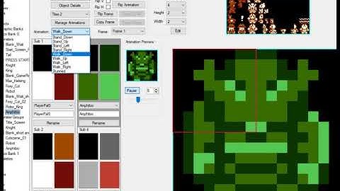 NESMaker NES DEMO Development #24 Adding reverse Monster Barriers and Amphibious Enemies