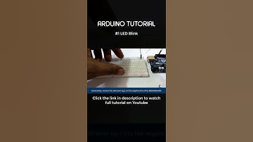 Arduino Tutorial #shorts  - #1 LED Blink with code