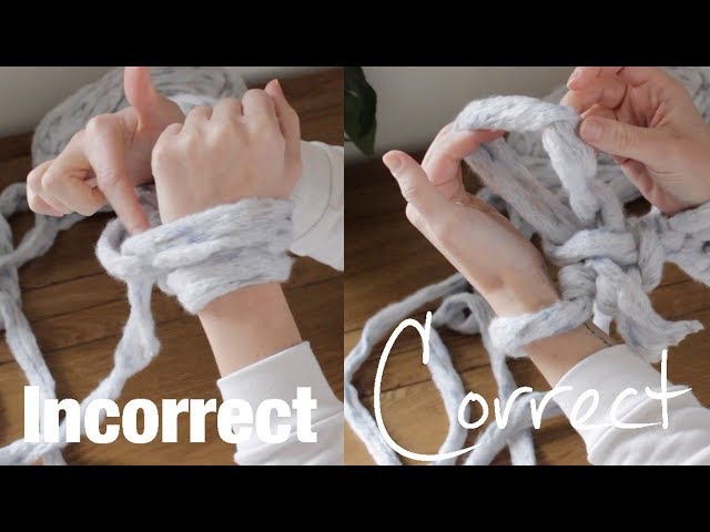 DIY Arm Knit Blanket, Arm Knitting Tips & Tricks