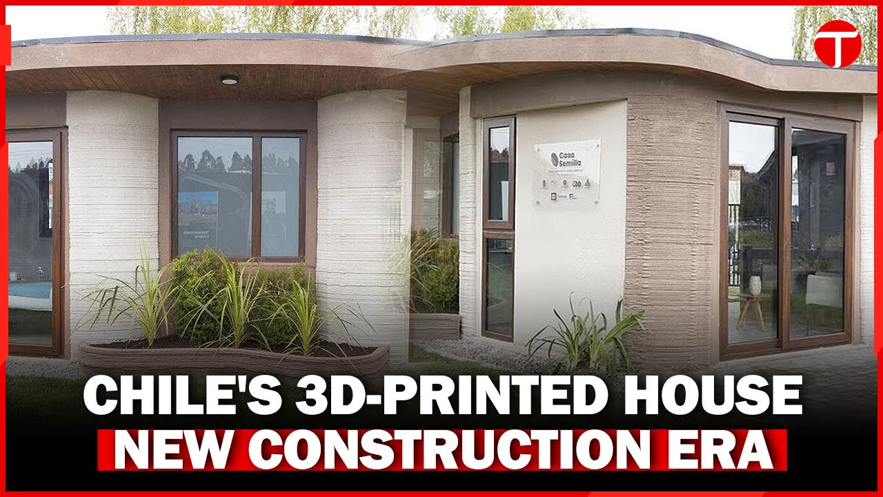 Chile Unveils Latin America’s First 3D-Printed Concrete House with ...