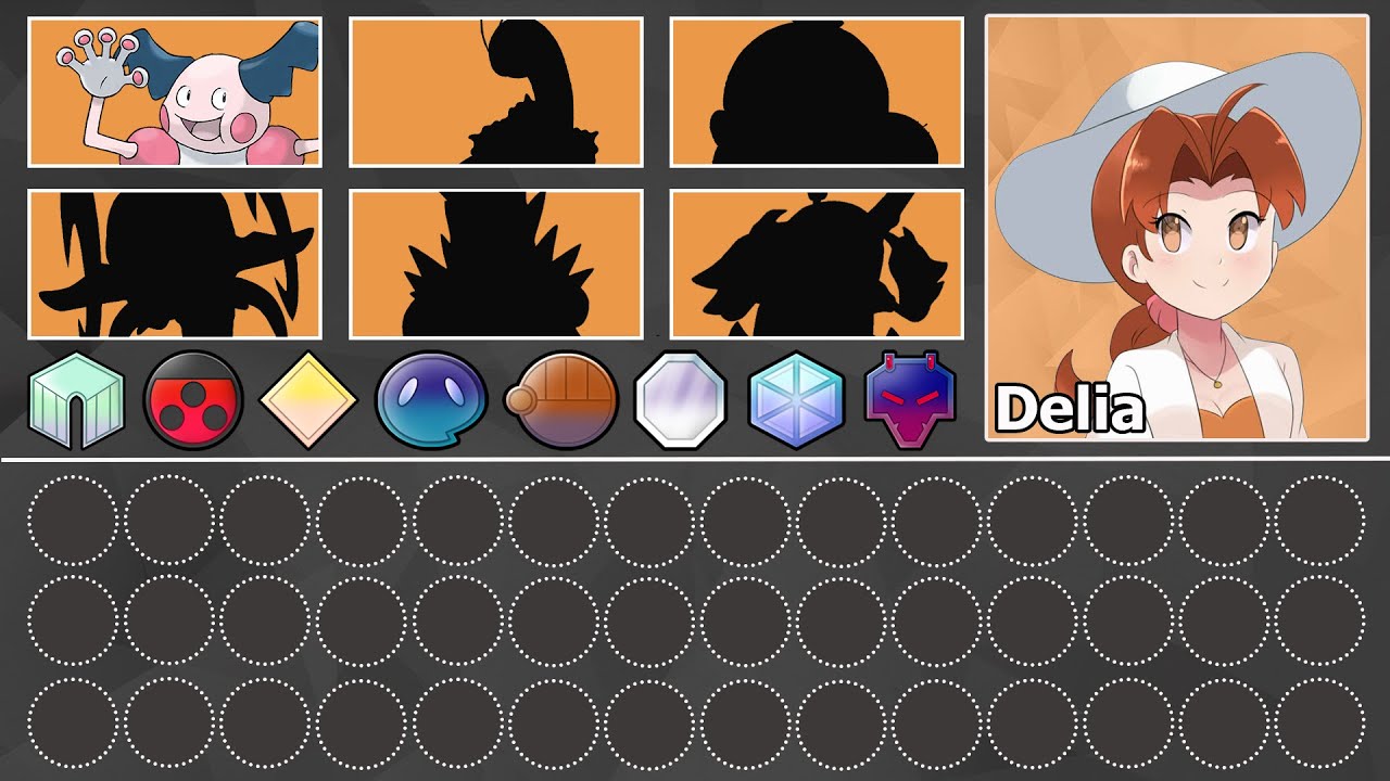 Delia Pokemon Team Kanto &Johto