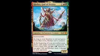 mtg klothys god of destiny commander deck Amazon.com: Klothys, : Toys & Games you gain 2 life and Klothys deals 2 damage to each opponent. 5 AMAZING Cards for Klothys,